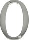 Distinctions by Hillman 843320 4Inch Brushed Nickel FlushMount House Number 0