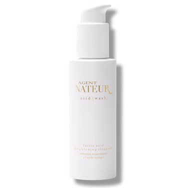 Agent Nateur  acid wash Natural Lactic Acid Skin Illuminating Cleanser  Vegan NonToxic Clean Skincare 405 fl oz  120 mL