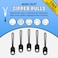Keyport ParaPull 5Pack Black  Premium Nylon Paracord Zipper Pulls  Heavy Duty Zipper Pull Replacement for Backpacks Bags Boots Jackets Purses  More  Universal Zipper Extender  EDC Lanyard