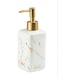 POSHOPS Soap Dispenser Ceramic Marble Pattern Bathroom Accessories Hand Soap Dispensers Lotion Dispenser for Birthday Gift Housewarming Gift Home Decoration E