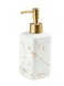 POSHOPS Soap Dispenser Ceramic Marble Pattern Bathroom Accessories Hand Soap Dispensers Lotion Dispenser for Birthday Gift Housewarming Gift Home Decoration E