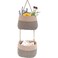 Over The Door Hanging Basket 2 Tier Cotton Rope Woven Wall Basket Magazine Racks Hanging Organizer Decorative Hanging Storage Baskets for Organizing Living Room Bathroom and Bedroom Juteblack