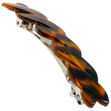 Camila Paris CP2427CP2876 French Hair Barrette Clip for Girls Braided Combo Automatic Clasp Strong Hold Grip Hair Clips for Women No Slip Durable Styling Girls Hair Accessories Made in France