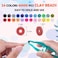 Clay Beads 7200 Pcs 2 Boxes Bracelet Making Kit  24 Colors Polymer Clay Beads for Bracelet Making Set  Jewelry Making kit Supplies and Charms  Bracelet Making Kit for Girls Teens Kids Age 412