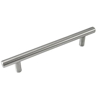 Laurey 89002  5 Inch  128mm Melrose Cabinet Hardware Bar Pull  Solid Stainless Steel  Pack of 100