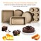 Moss  Stone 5 Piece Baking Pans Set Carbon Steel NonStick PTFE Coating Oven Safe Baking Sheet Set Bakeware Set With Heat Red Glove Cookie Sheets For Baking Nonstick Set