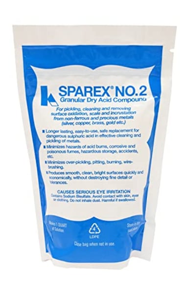 Sparex NO2 Granular Dry Acid Pickling Compound 10 OZ