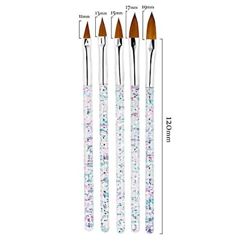 Artdone 31pcs Nail Art BrushesNail Art Tool SetNail Dotting ToolsNail Dust BrushStriping Nail Art Brushes for Long LinesNail Drawing Pen For Nail Design