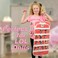 EASYVIEW Toy Storage Pink Organizer Bundle with Blume Doll 2 Items