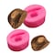 2 Pieces Cowboy Hat Silicone Mold Cowboy Theme Silicone Fondant Mold Kitchen Baking Mold Cowboy Hat Chocolate Candy Mold for Sugarcraft Chocolate Candy Cake Decoration