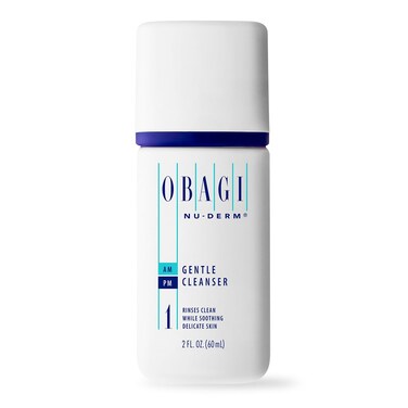 Obagi NuDerm Gentle Cleanser  Cleanser that Removes Daily Impurities  Makeup For Normal to Dry  Sensitive Skin  2 oz Travel Size