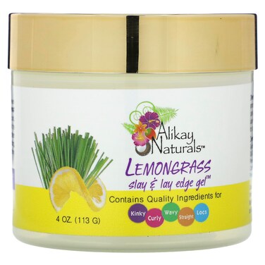 Alikay Naturals Lemongrass Stay  Lay Edge Gel 4 oz