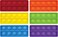 Teacher Created Resources Push and Pop Bubble Ten Frame Math Fidget Sensory Toy Pack of Six TCR20110