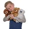 Fluffuns Teddy Bears  9  Cute Stuffed Animal in 3 Colors  3Pack of Stuffed Bears Brown Golden White Teddy Bear Plush Toy  Great Gift for Baby Girl Boy Kid and More