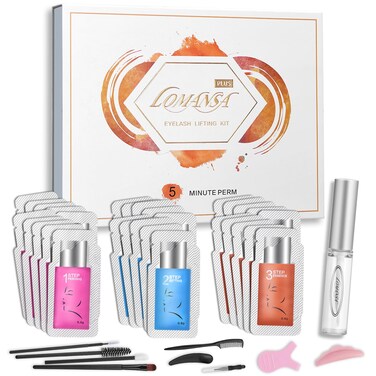 Lomansa Lash Lift Kit Eyelash Perm Kit Easy to Use SalonQuality Eyelash Lift Kit for Beginner Lash Perm Kit with Full Tools