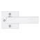 Kwikset Singapore Interior Privacy Door Handle with Lock Door Lever For Bathroom and Bedroom Polished Chrome Reversible Keyless Turn Lock