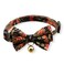 Gilded Gold Bow Tie Cat Collar Black with Bell Safety Breakaway Soft Lightweight for Cats Kitty Kitten Japanese Stylish Pattern No1 Seller in Japan