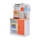 Teamson Kids Little Chef Florence Classic Kids Play Kitchen Toddler Pretend Play Set with Accessories 2 Drawers and Clock Coral Red Twilight