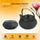 Oztara Cast Iron Teapot Set 40 oz1200 ml Japanese Style Teapot with Infuser and Warmer Tea pot  Tea Kettle Coated with Enameled Interior Large Cast Iron Kettle Black  Iron cast Teapot warmer