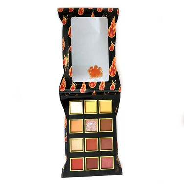 eyeshadow palette CheeTOS 12 Fun Orange Yellow Red Shades Eyeshadow Palette Junk Food Themed