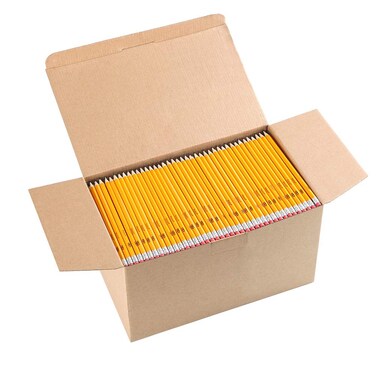 Madisi WoodCased 2 HB Pencils Yellow Presharpened Bulk Pack 1000 pencils