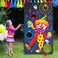 Outus Carnival Toss Games Clown Banner with 3 Bean Bags Circus Bean Bag Toss Game for Carnival Party Activities Great Carnival Decorations Circus Suppliers for Kids and Adults