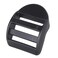 Ninepeak Plastic Ladder Tension Lock Buckles 24 Pcs Black 15 Inch
