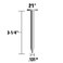 Metabo HPT Framing Nails  314 Inch x 131  Full Round Head  Brite Basic  Plastic Strip  1000 Count  20111SHPT
