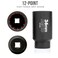 NEIKO 02527A 36mm Socket  12 Drive Deep Impact Socket  Spindle  Axle Nut Socket  12 Point Chrome Molybdenum CrMo Deep Well Hub  Triple Square  Axle Shaft Nut Remover