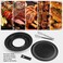 Japan Aluminum Yakiniku Plate Large BBQ Plate  Stovetop Korean BBQ NonStick Round Barbecue Grill Pan by Fapend  Free 304 Stainless Steel Barbecue Tongs Japan Import