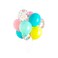 Shalofer Baby Girls Ice Cream Theme Decorations setBaby Girls 1st Birthday Party SuppliesBirthday BannerLatex BalloonConfetti BalloonsCake Toppers Ice Cream