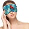 Natural Silk Sleep Mask  Blindfold SuperSmooth  Soft Eye Mask with Adjustable Strap Perfect Blocks Light A Full Nights Sleep Eye Cover for Travel Shift Work  Meditation Tropical Rainforest