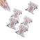 VNC 200Pcs Nail Form Silver Color Long Nail Art Guide Stickers for Stilleto Acrylic UV Gel Nail Tips Manicure Extension Tool