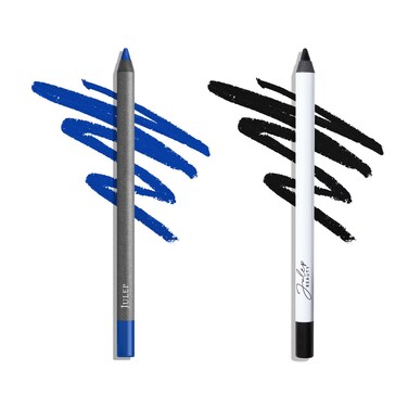 Julep When Pencil Met Gel Sharpenable MultiUse Longwear Eyeliner Pencil  Ocean Blue  Blackest Black  TransferProof  High Performance Liner Duo