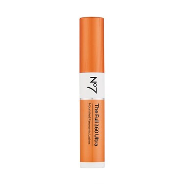 No7 The Full 360 Ultra Mascara  Black  Volumizing Lash Lengthening Mascara with Shea Butter  Vitamin E  Curved Wand Applicator 10ml