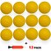 12 Pack Mini Tennis ball for Kids Toddlers  4 Inch Mini Tennis Toy Geart for Sports Beach Pool Theme Party Favor with Pump