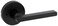 Kwikset 730HFLRDT514 Halifax Lever with Round Rose Privacy Door Lock with 6AL Latch and RCS Strike Iron Black Finish