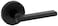 Kwikset 730HFLRDT514 Halifax Lever with Round Rose Privacy Door Lock with 6AL Latch and RCS Strike Iron Black Finish