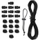 Cord Locks Kit Single and Double Holes for Drawstrings Toggle Stopper 20 Pieces