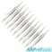 AAProTools 10 PCS Orthodontic Bracket Placer Self Holder Tweezers Reverse Action Tweezers Long