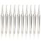 AAProTools 10 PCS Orthodontic Bracket Placer Self Holder Tweezers Reverse Action Tweezers Long