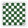 Bobby Fischer Tournament Roll Up Travel Chess Board  20 inches  Mousepad Style with Green Squares by WE Games