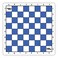 Bobby Fischer Tournament Roll Up Travel Chess Board  20 inches  Mousepad Style with Green Squares by WE Games