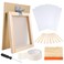 Caydo 27 Pieces Screen Printing Starter kit Include 8 x 10 Inch Silk Screen Printing Frame with 110 White Mesh Screen Frame Butterfly Hinge Clamp and Tools for Screen Printing