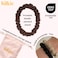SILKIE x2 Set 100 Pure Mulberry Silk Cream Coffee Black Large Oversized Scrunchies Silk Travel Pouch Hair Ties Elastics Hair Care Premium Ponytail Holder No Damage Cocoa