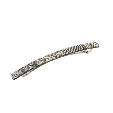 French Amie Long and Thin Opera Large 4 Handmade Celluloid Hair Barrette French Hair Clip for Girls Strong Hold Hair Clips for Women No Slip Durable Paris Hair Accessories Made in France Opera