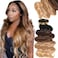 Ombre Brazilian Virgin Hair Body Wave Ombre Human hair 3 Tone3 Bundles Ombre Brazilian Hair Extensions T1B42714 16 18