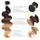 Ombre Brazilian Virgin Hair Body Wave Ombre Human hair 3 Tone3 Bundles Ombre Brazilian Hair Extensions T1B42714 16 18