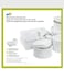 HoneyCanDo SFT01630 Dinnerware Storage Set 5PieceWhite