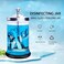 Barber Disinfectant Jar 21 Oz Disinfecting Jar with Removable Basket Manicure Disinfecting Jar for Nail Tool Glass Salon Disinfecting Jar Container for Barber Supplies